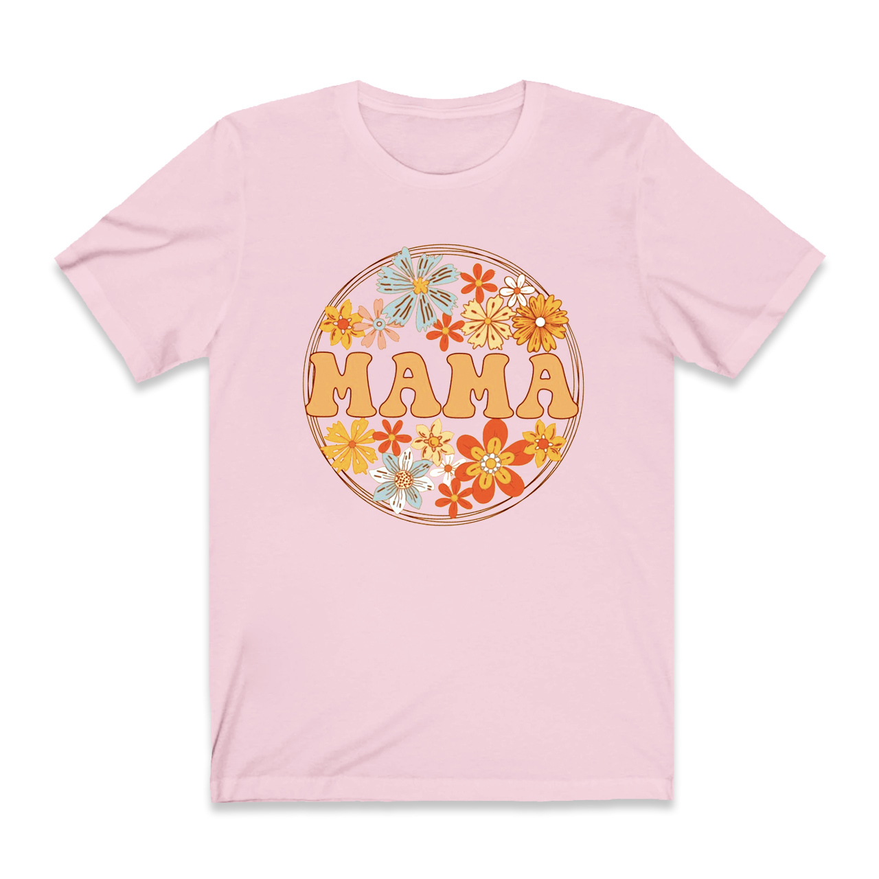 Wild Flowers Retro Gift Shirt For Woman