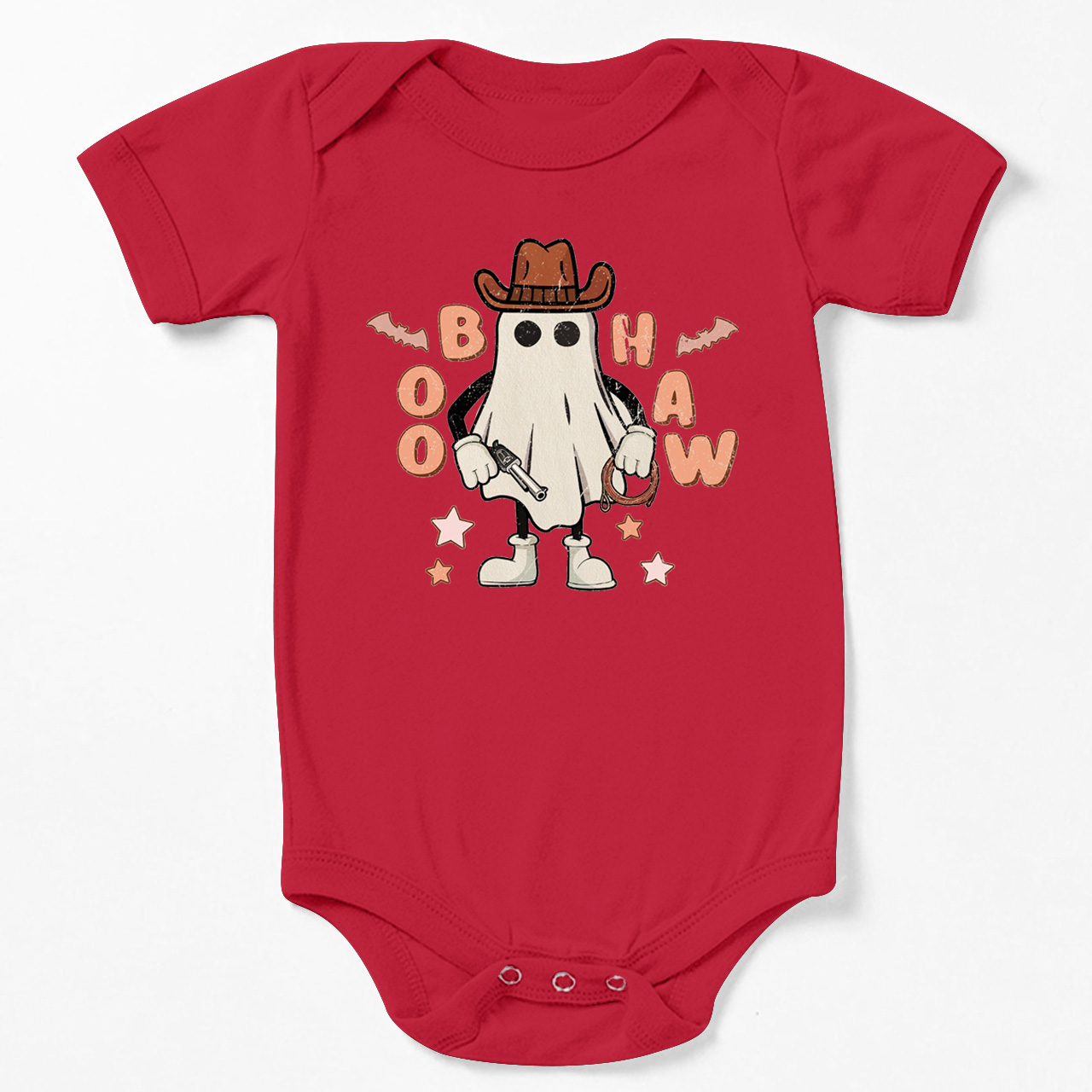 Cowboy Ghost Halloween Baby Bodysuit