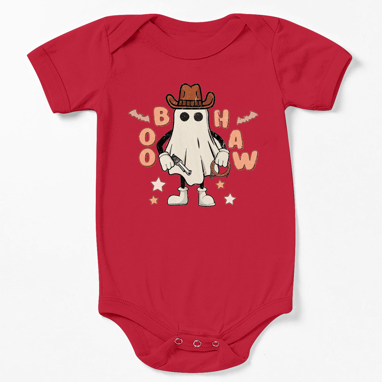 Cowboy Ghost Halloween Baby Bodysuit
