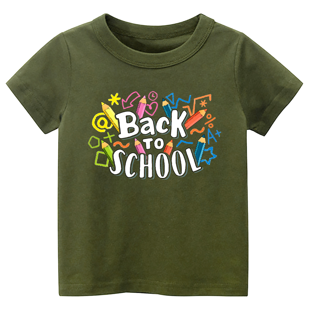 Back To School Crayons Shirt For Kids