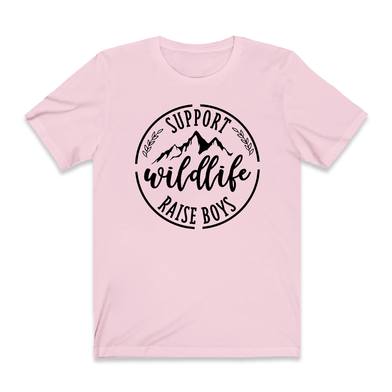 Support Wildlife Raise Funny Mom Gift Shirt