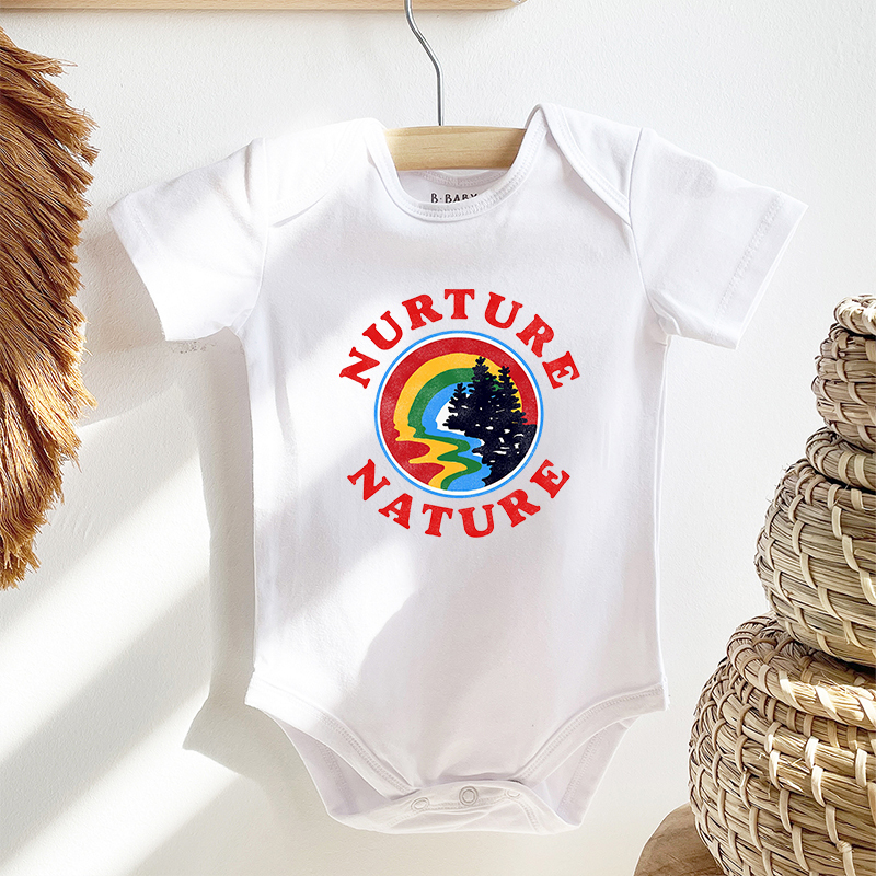 Nurture Nature Earth Day Baby Bodysuit