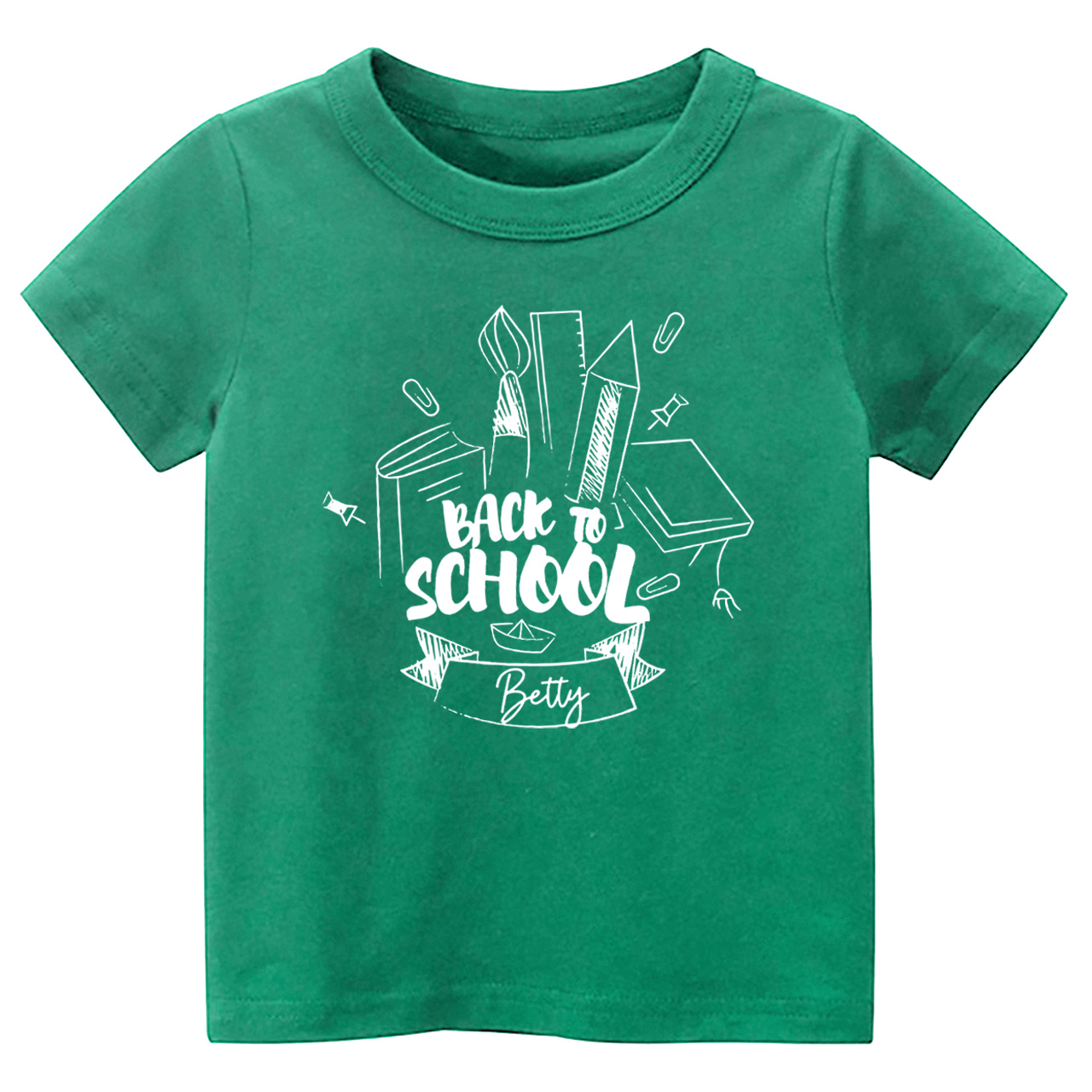 Personalized Toddler Name Back to School Shirt