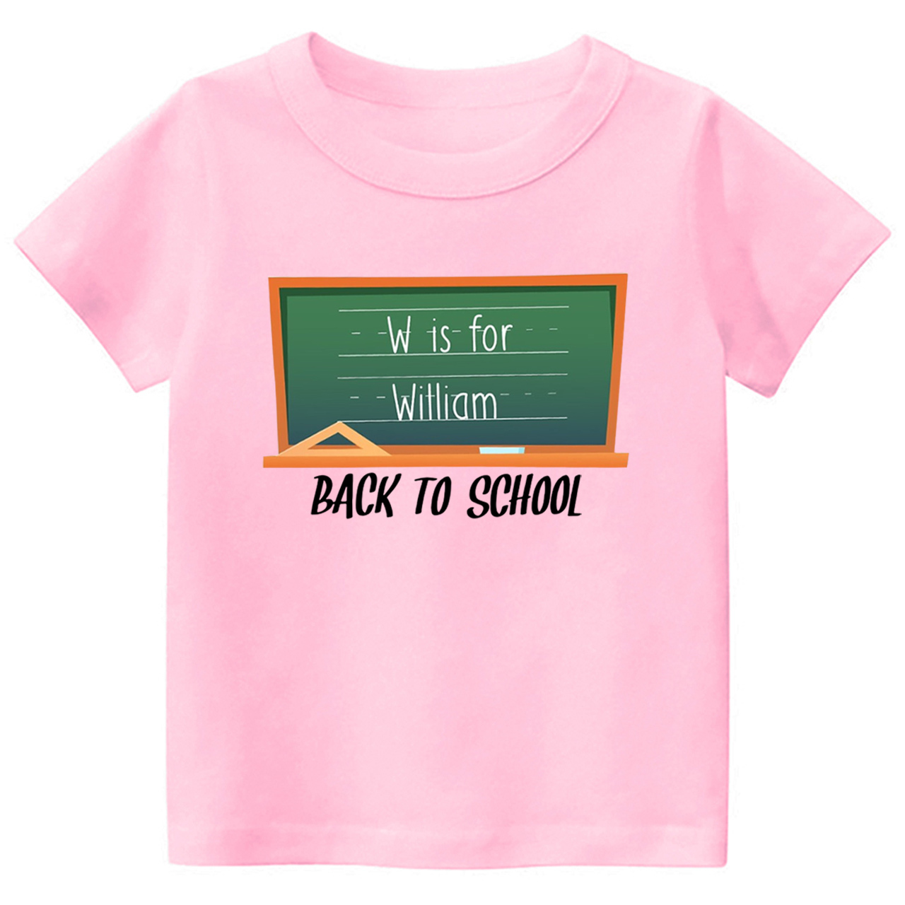 Blackboard Custom Name Back To School T-Shirts