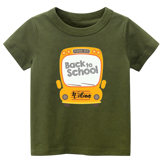 Personalized Bus Driver Back To School Shirt