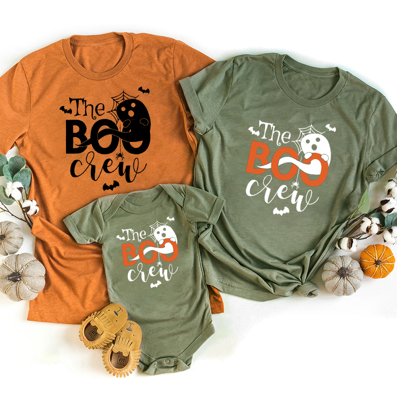 The Boo Crew Halloween Family Party Matching Shirt