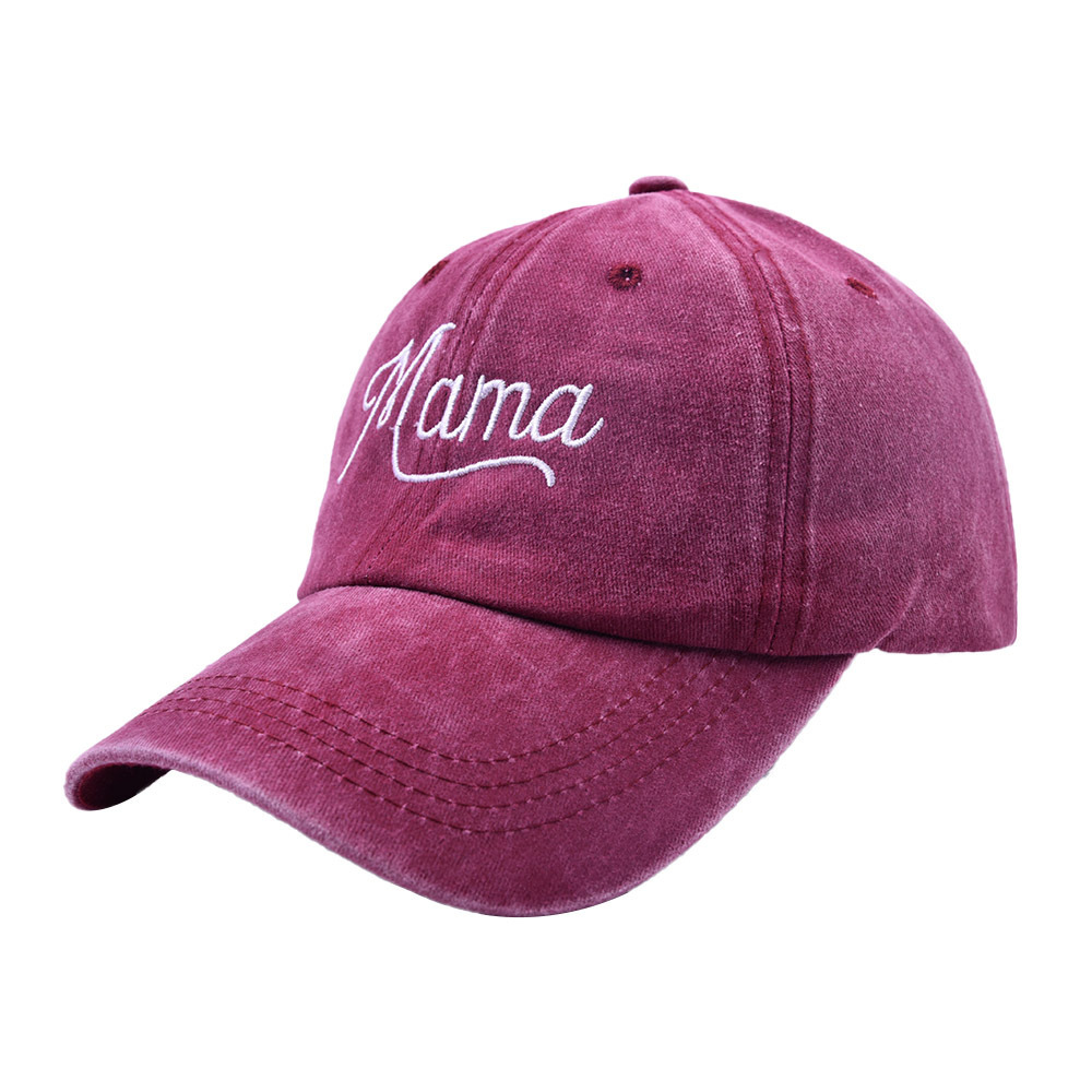 Mama Letter Embroidered Baseball Cap