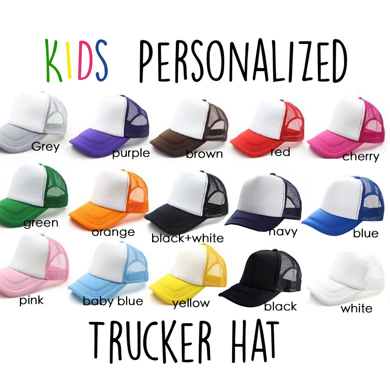 KIDS Personalized Trucker Hat