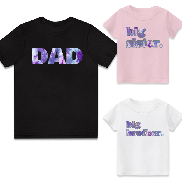 Fantasy Purple Matching Hospital Tees