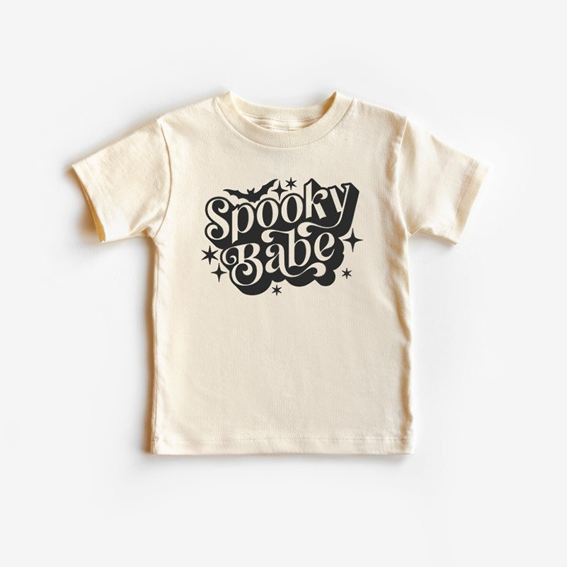 Spooky Babe, Kids Halloween Shirt