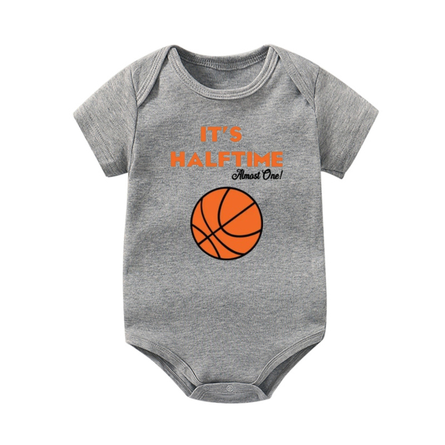 Basket Ball Halftime Birthday,Baby Bodysuit