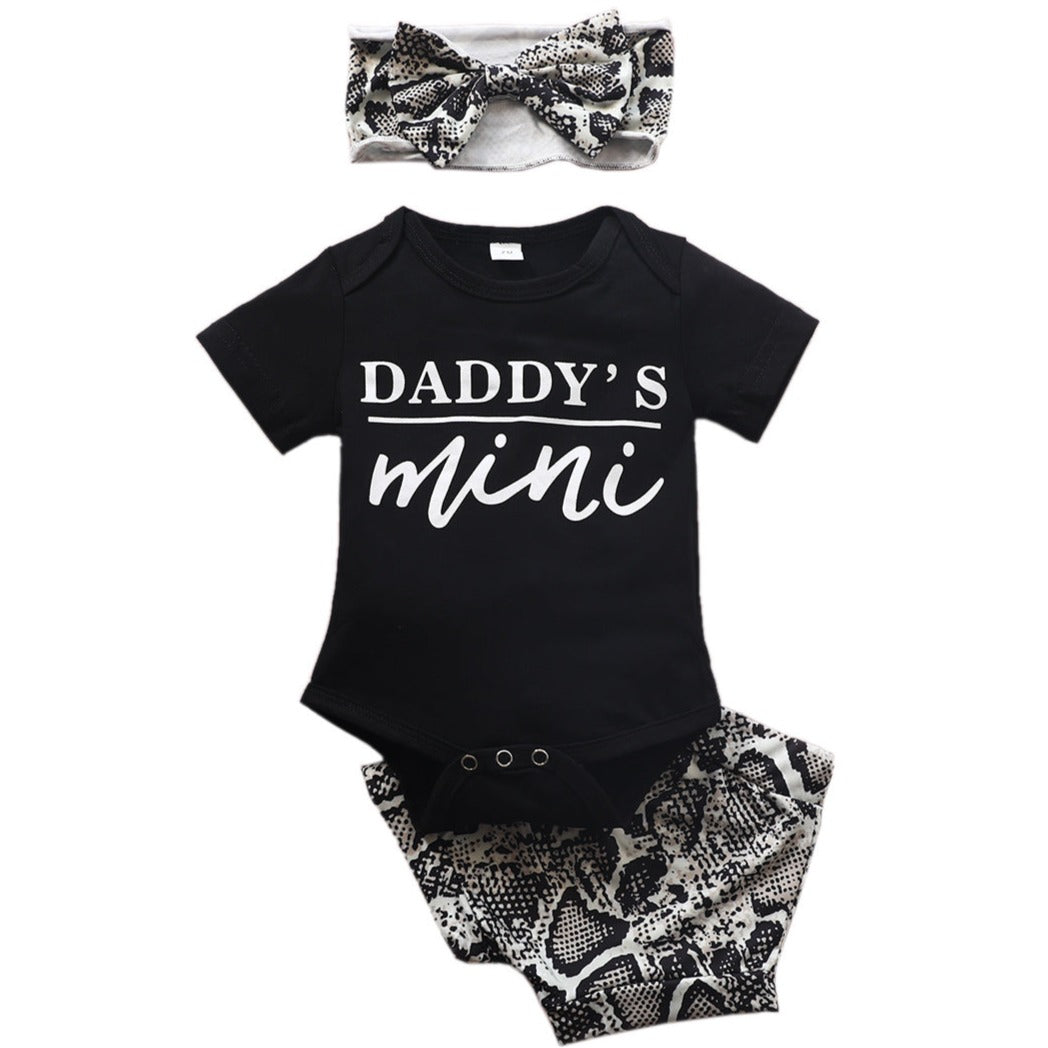 Daddy's Mini Girl Outfit Set