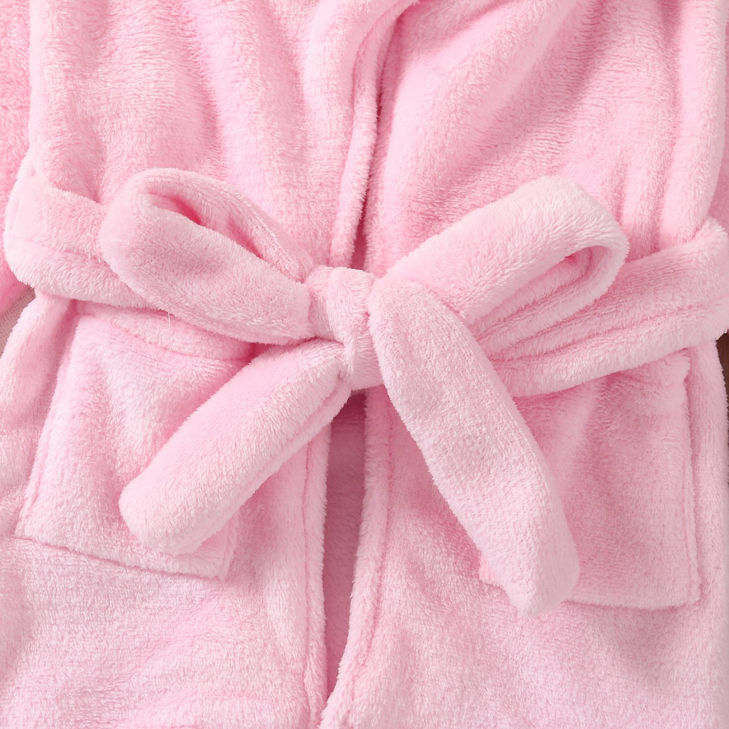 Newborn Flannel Pajama Bathrobe