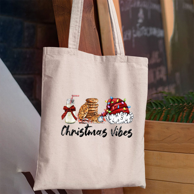 Cookie Vibes Christmas Tote Bag
