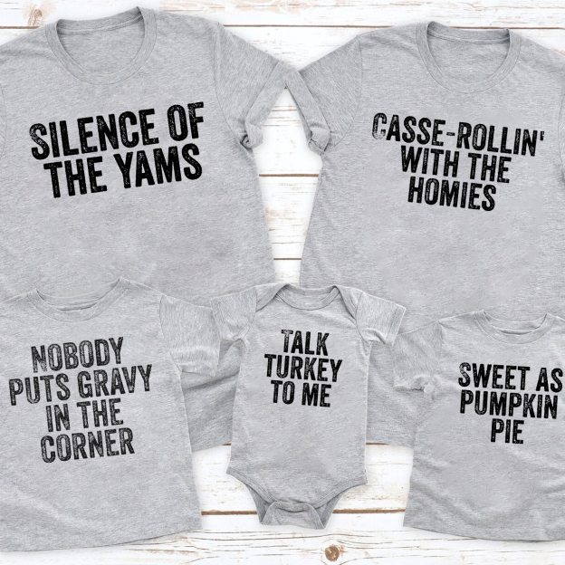 Thanksgiving Puns Friendsgiving Group Shirts