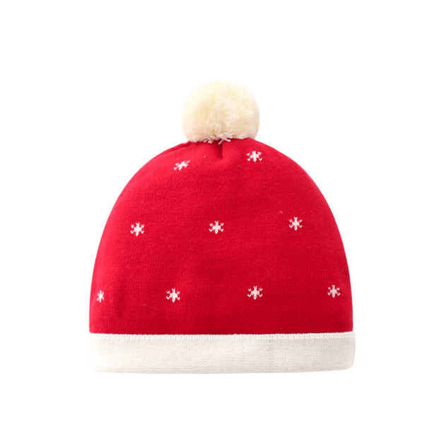 Red Deer Christmas Woolen Bodysuit Set