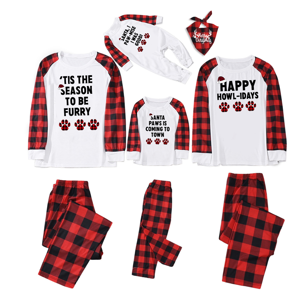 Tis The Season Christmas Family Matching Pajamas