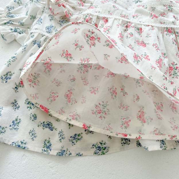 2 Colors Baby Girl Summer Floral Outfit