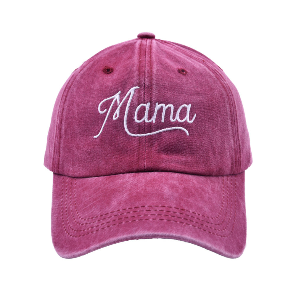 Mama Letter Embroidered Baseball Cap