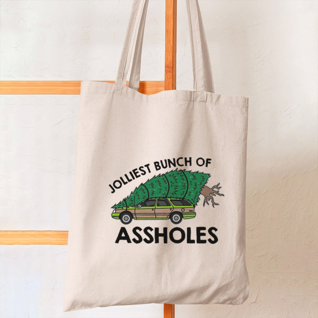 Jolliest Bunch Of Assholes Christmas Tote Bag