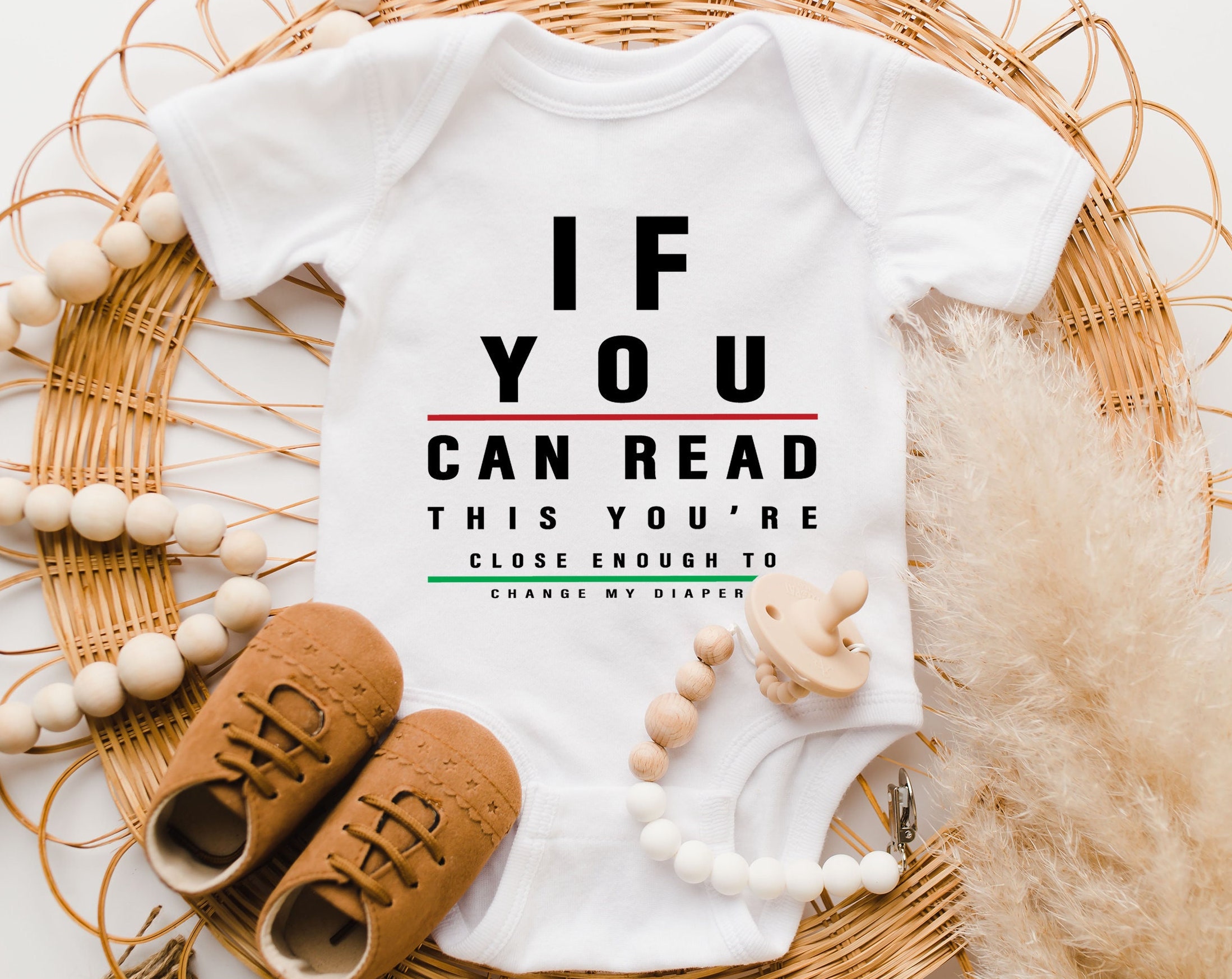 If You Can Read This Baby Bodysuit