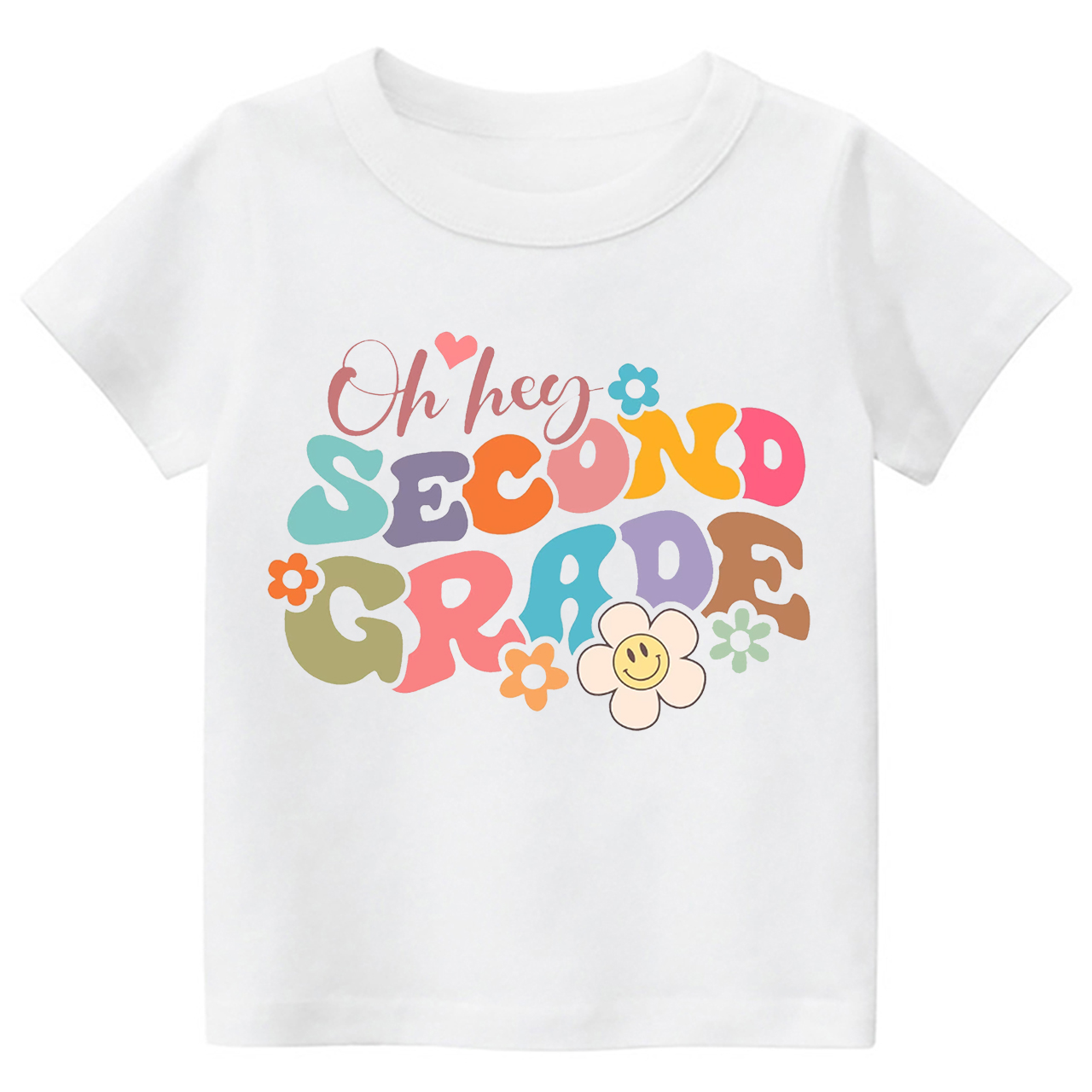 Retro Oh,Hey Back To School Shirt For Kids