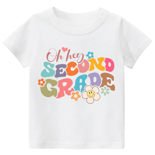 Retro Oh,Hey Back To School Shirt For Kids