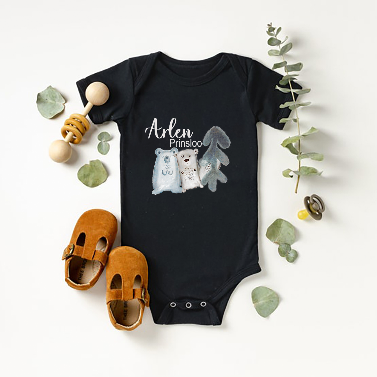 Hop Hop Easter Baby Bodysuit