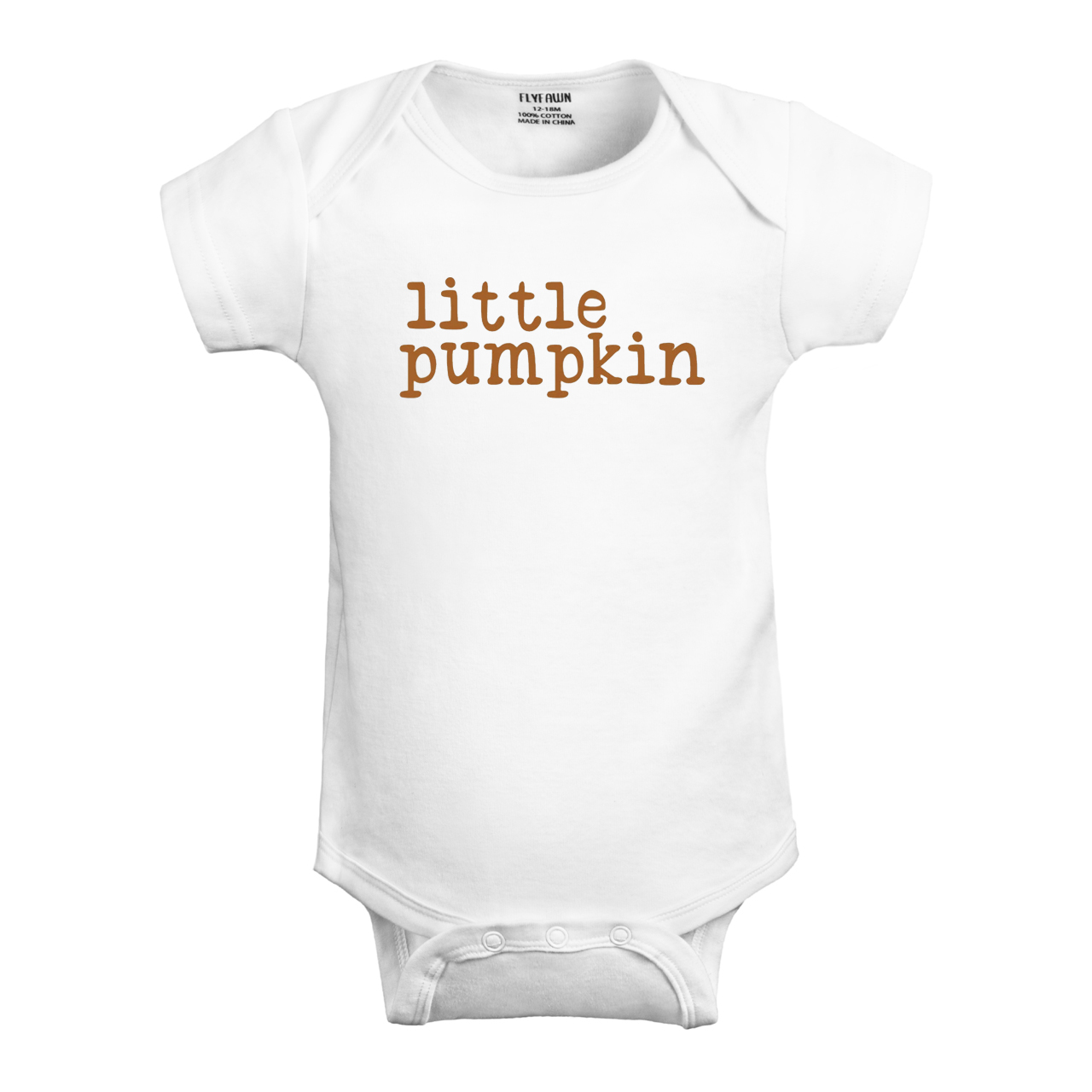 4 Colors Little Pumpkin Baby Bodysuit