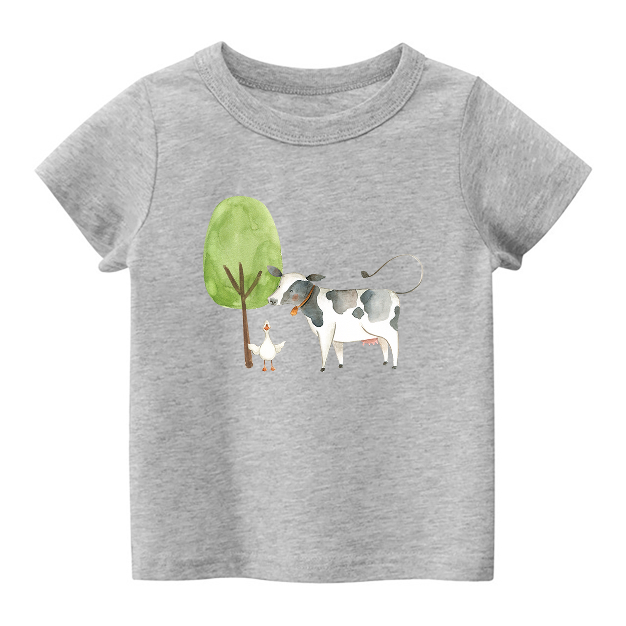 The Story Of the Farm Cow And The Gosling Shirt For Kids