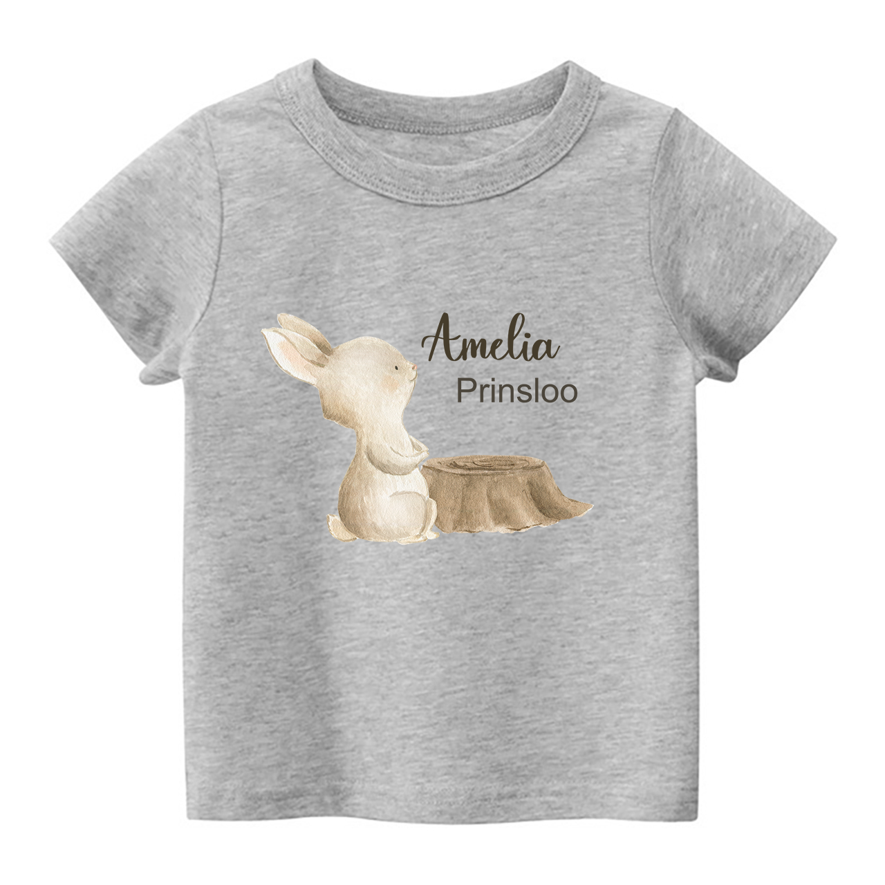 Personalized Meditating Bunny Shirt For Kids