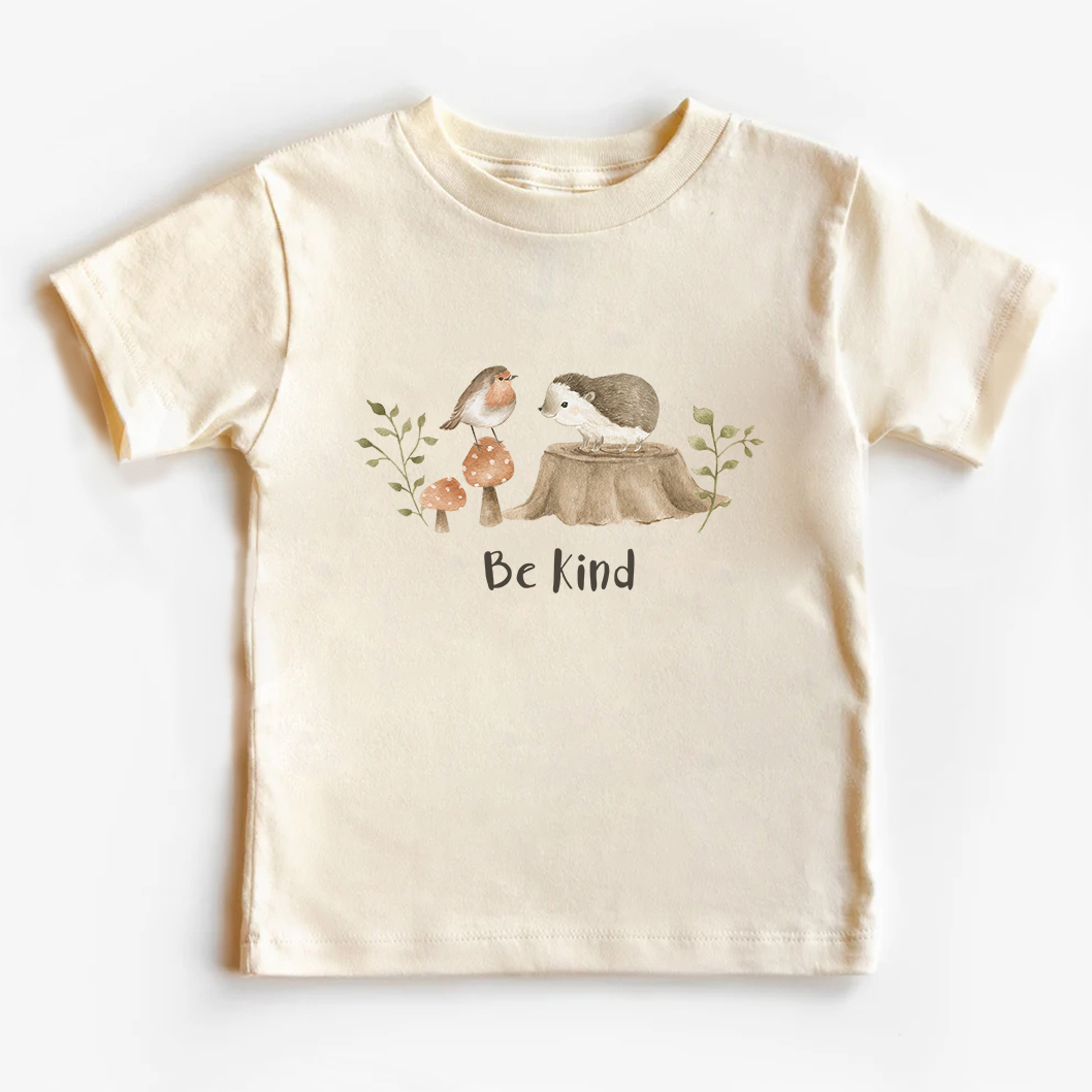 Be Kind Hedgehog Friend Kids T-Shirt