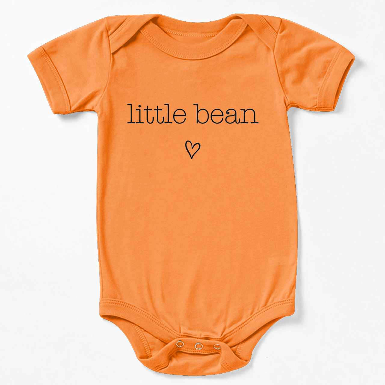 Cute Natural Little Bean Baby Bodysuit