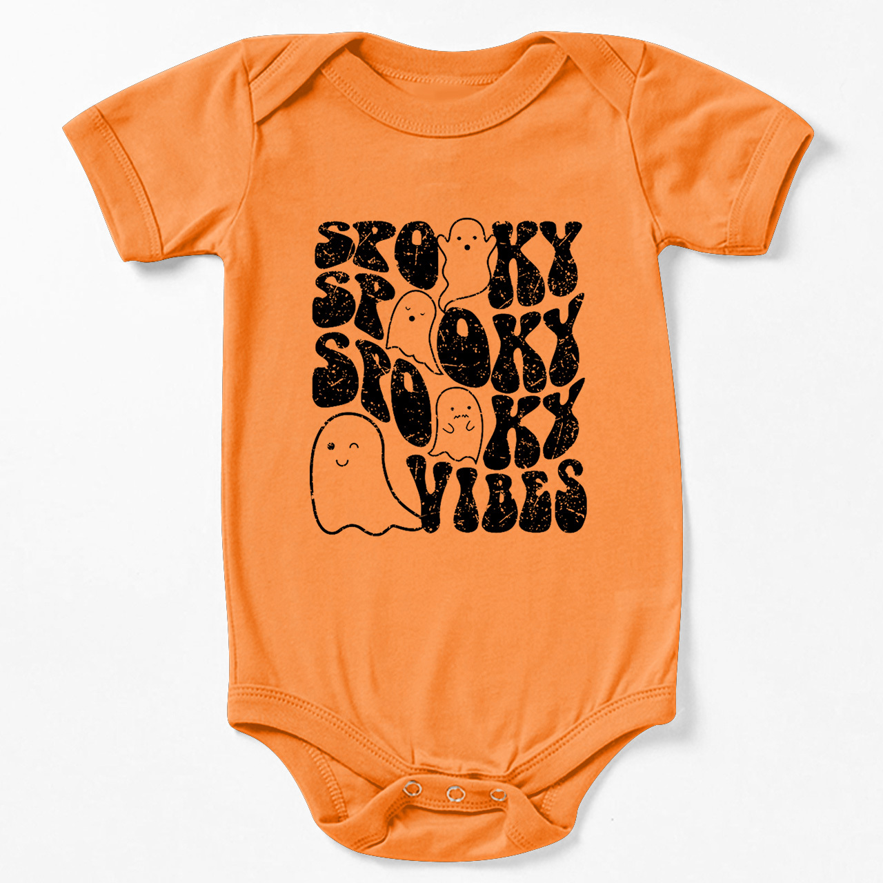 Spooky Vibes Retro Baby Bodysuit