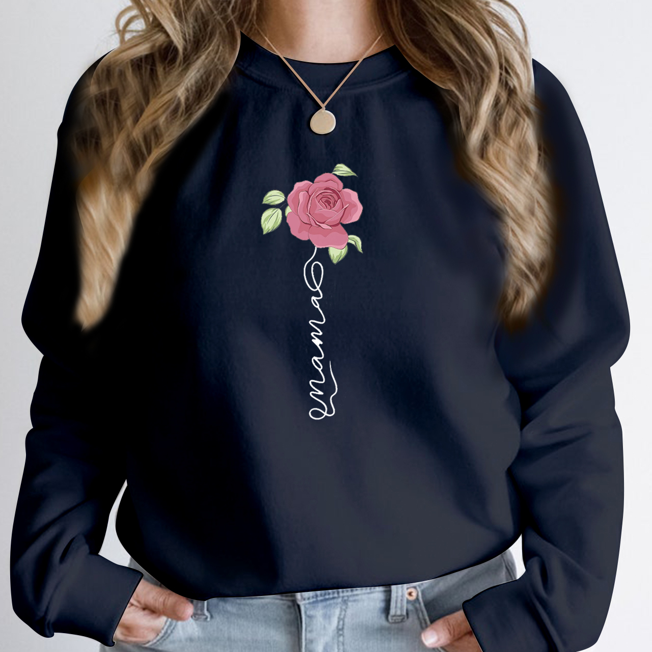 Gorgeous Rose Mama Sweatshirt
