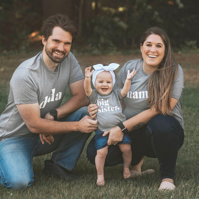 Dada Mama Family Matching Shirts