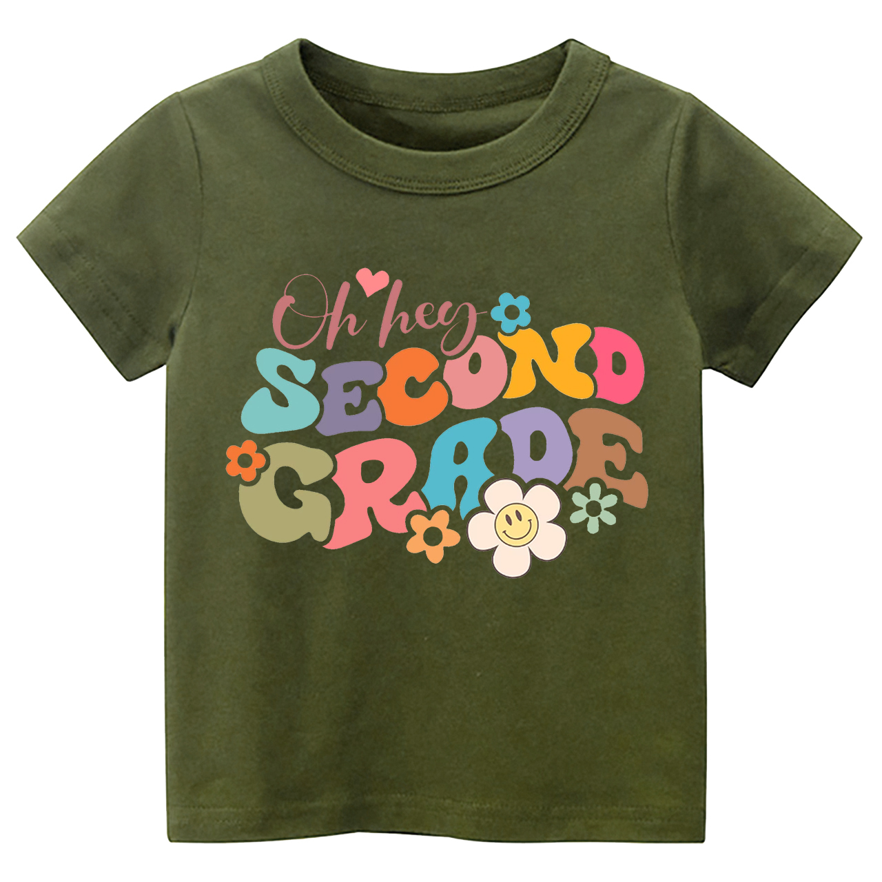 Retro Oh,Hey Back To School Shirt For Kids