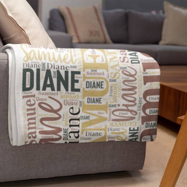 Personalized Flannel Nursery Blanket For Kids