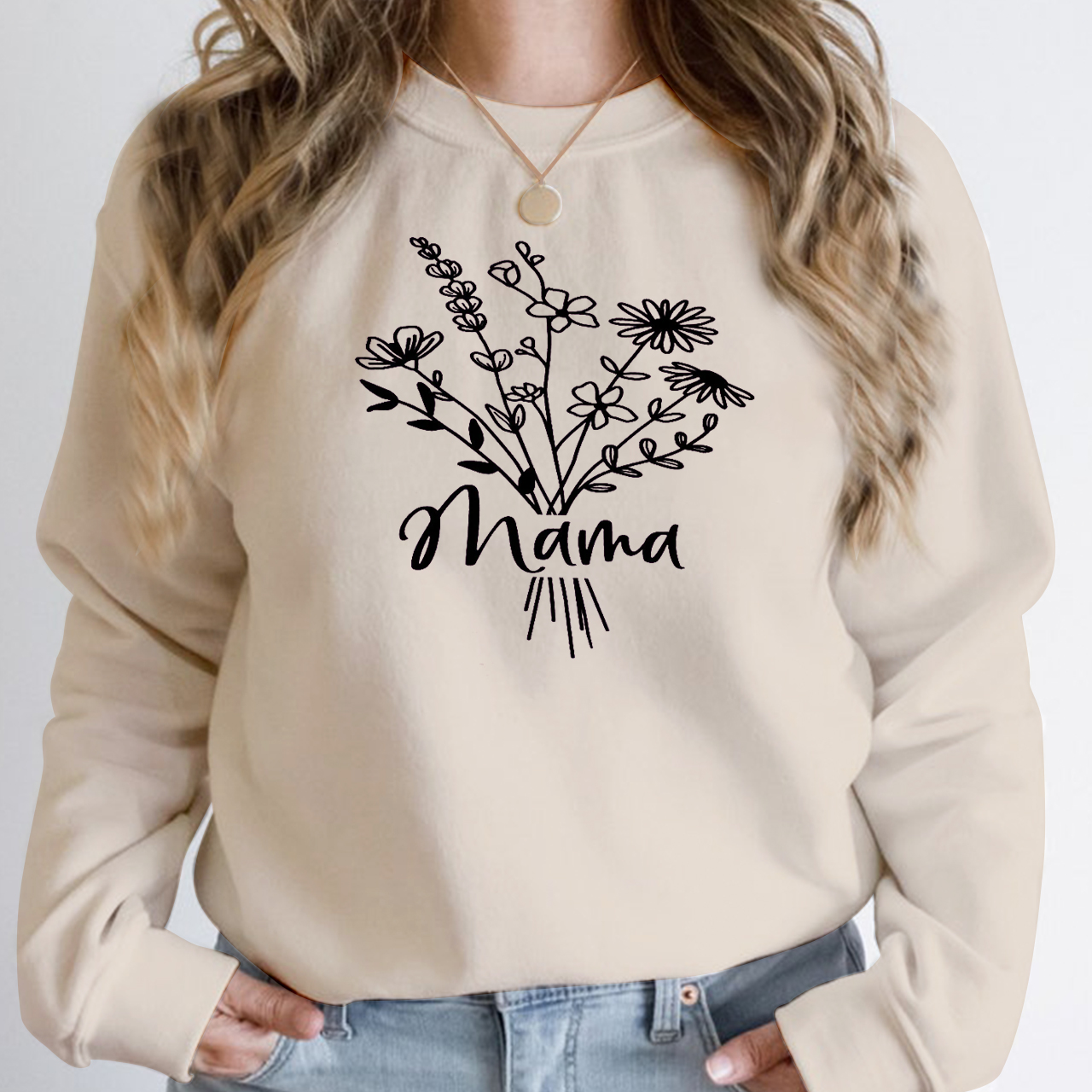 Wildflowers Mom Sweatshirt