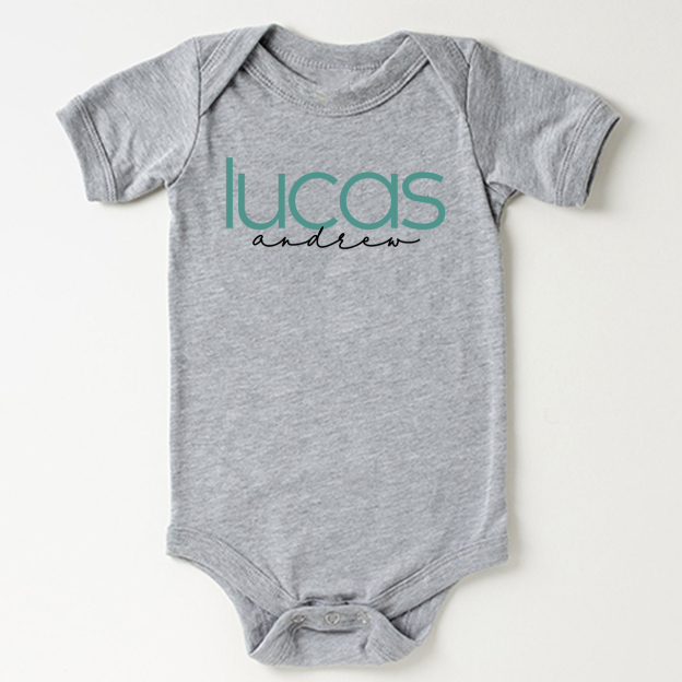 Personalized Name Bodysuit For Baby