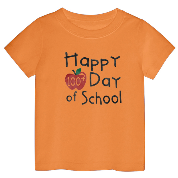 Happy 100 Day Of School Back To School Kids Shirt