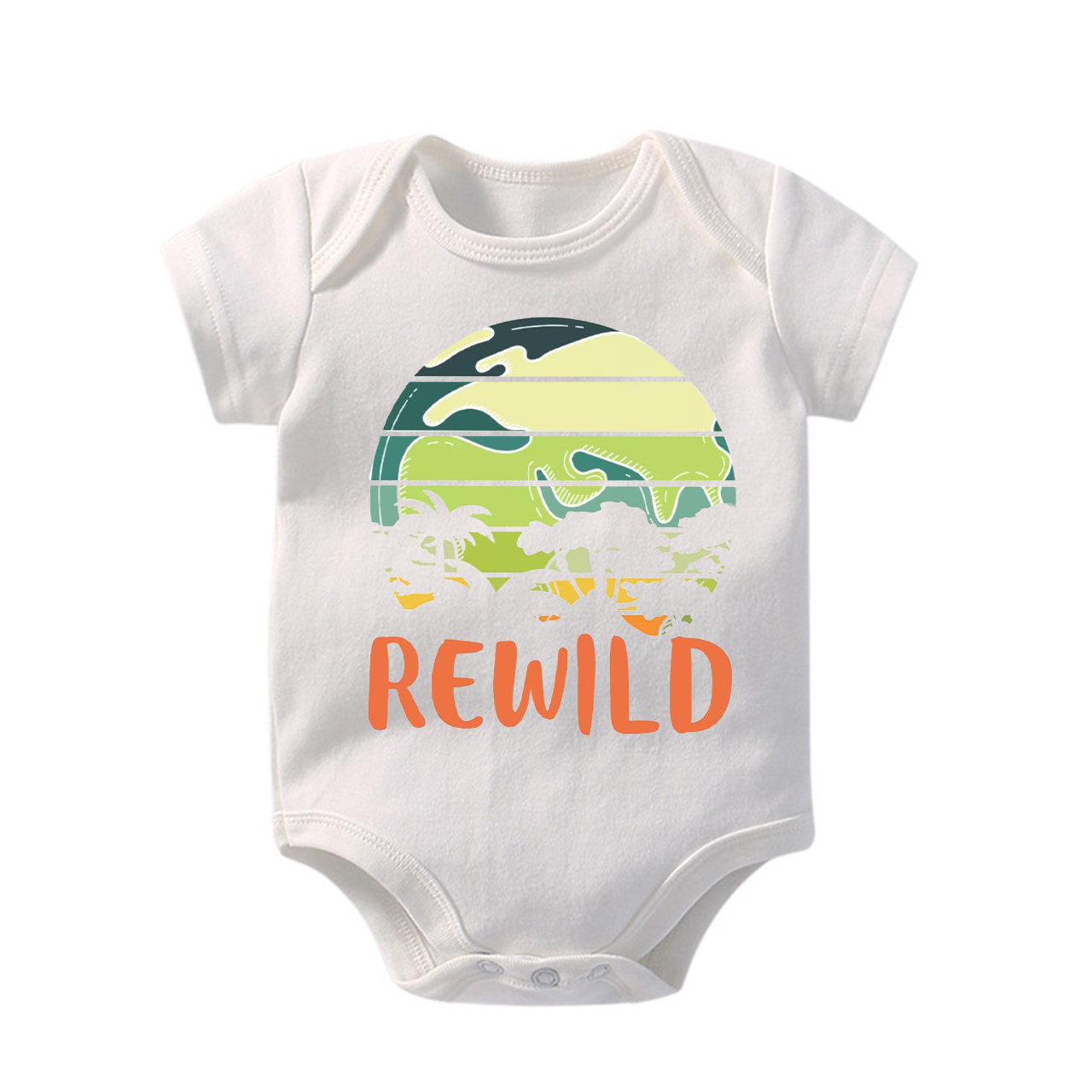 Rewild Earth Plant More Trees Bodysuit For Baby