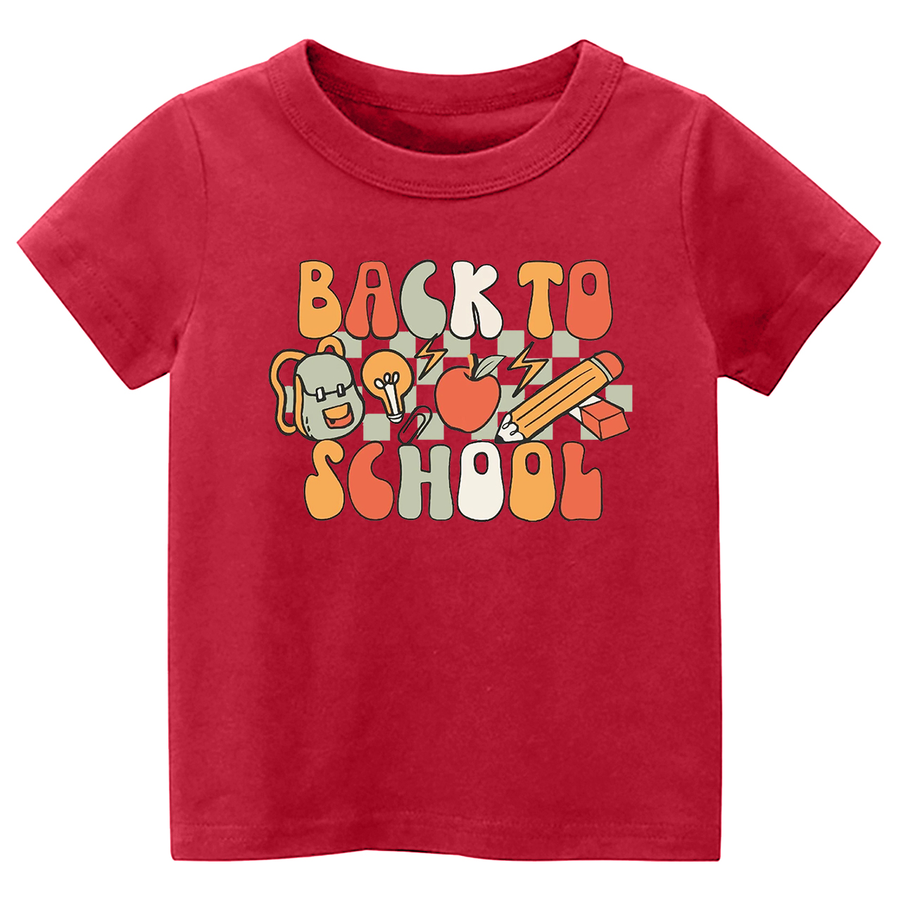 Backpack Apple Pencil Back To School Kids Shirt