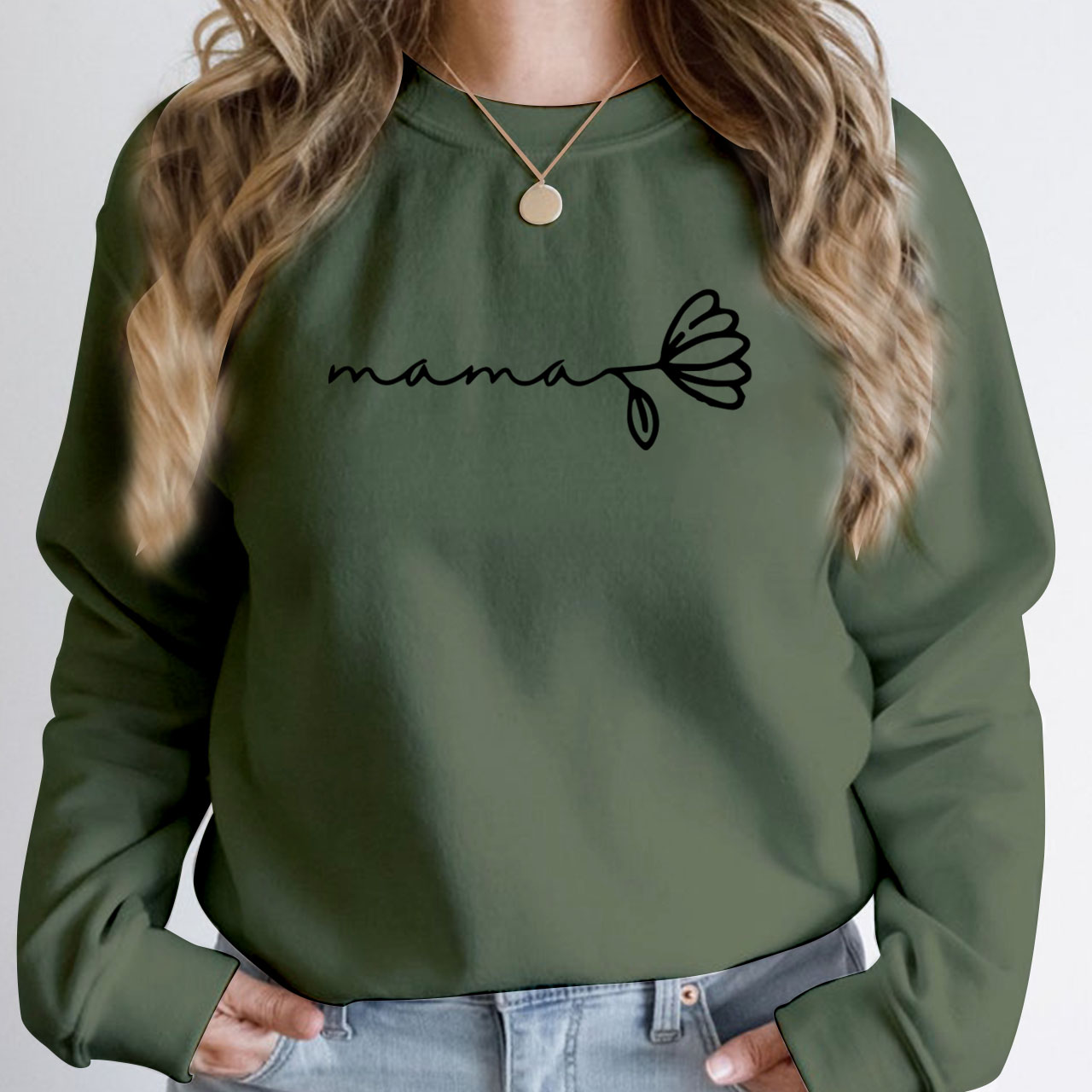 Mom & Flower Sweatshirt