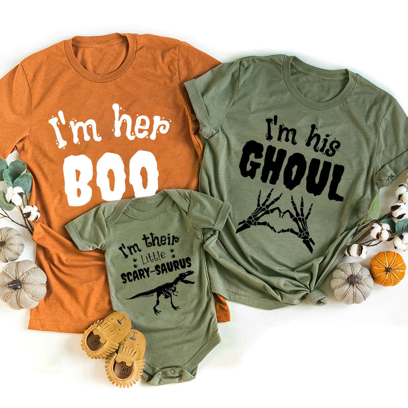 Halloween She's My Ghoul Family Matching T-Shirts