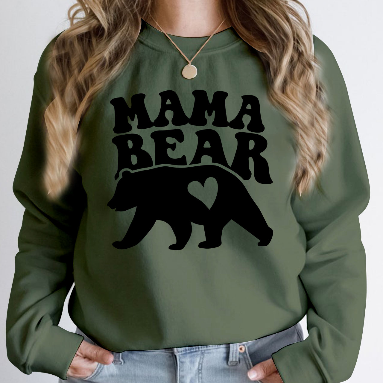 Mama Bear Sweatshirt For Mom 