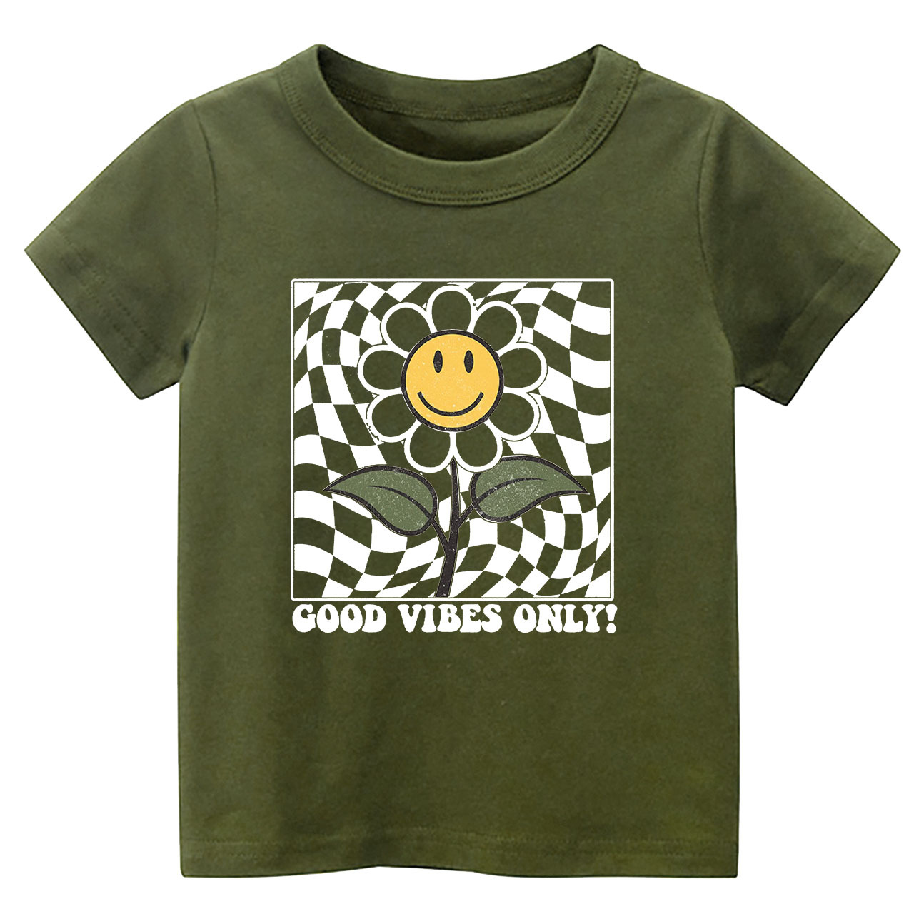 Retro Daisy  Good Vibes Toddler Shirt