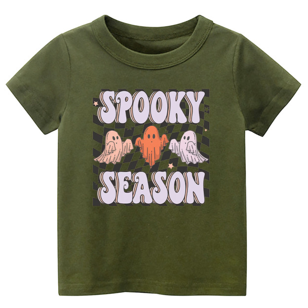 Spooky Season - Retro Halloween Kids Shirt 
