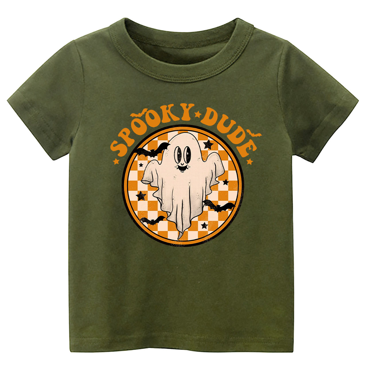 Retro Halloween Spooky Dude Fall Toddler Tees