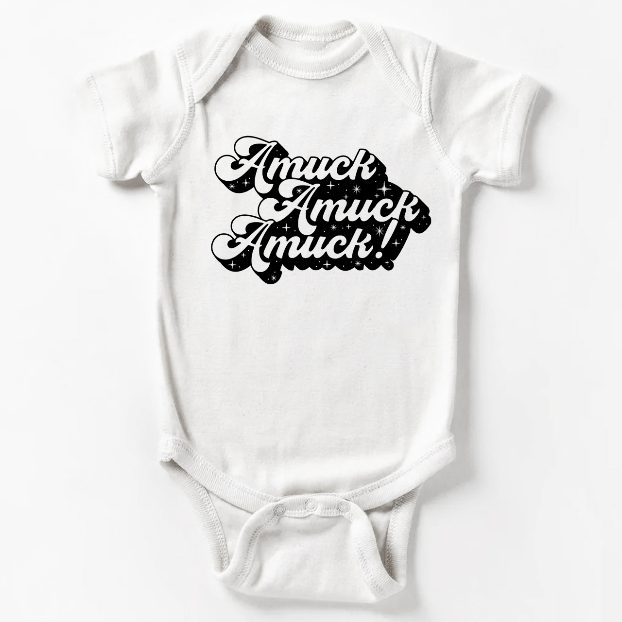 Amuck Retro Hocus Pocus Halloween Baby Bodysuit